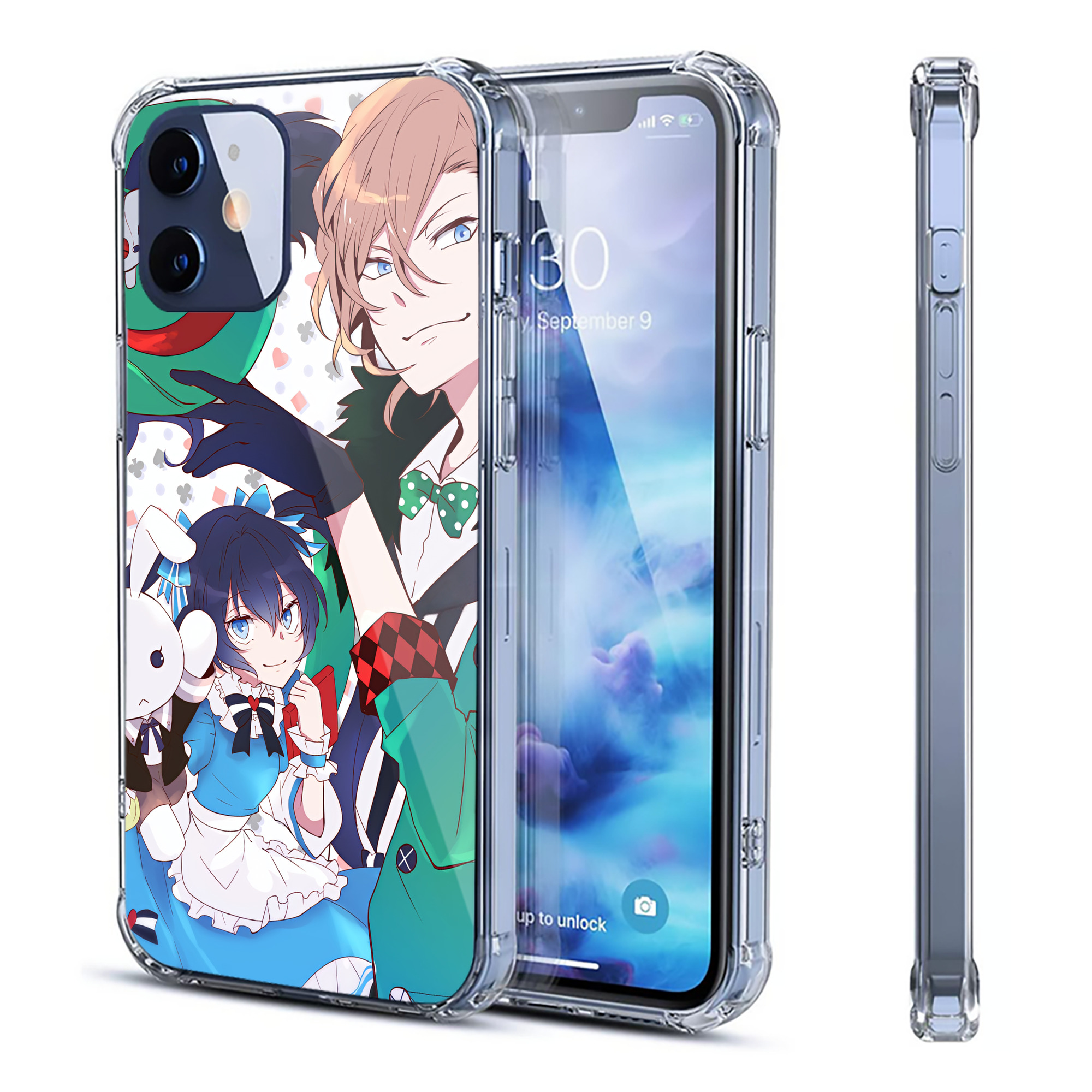 （画像用） 文豪ストレイドッグス Bungo Stray Dogs 【iPhone 12シリーズ対応】透明スマホケース（クリアソフトケース）